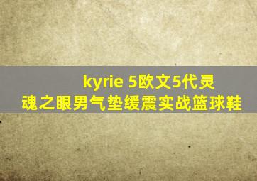 kyrie 5欧文5代灵魂之眼男气垫缓震实战篮球鞋